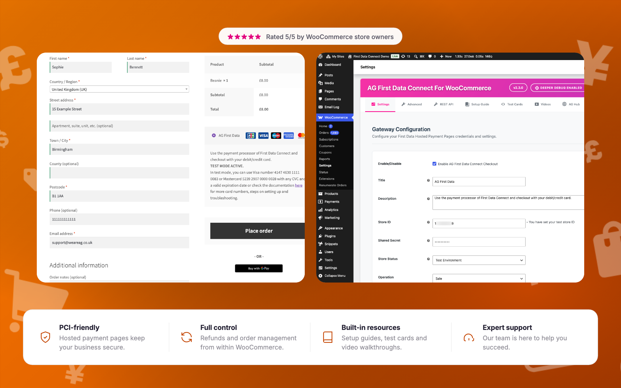 Accept Fiserv and Clover UK payments with WooCommerce