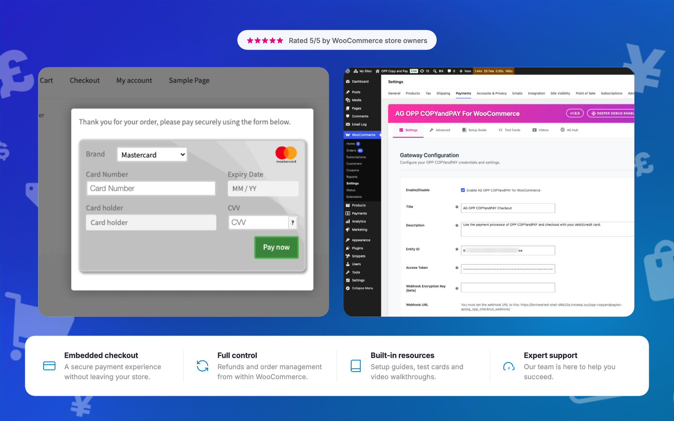Accept OPP COPYandPAY payments with WooCommerce