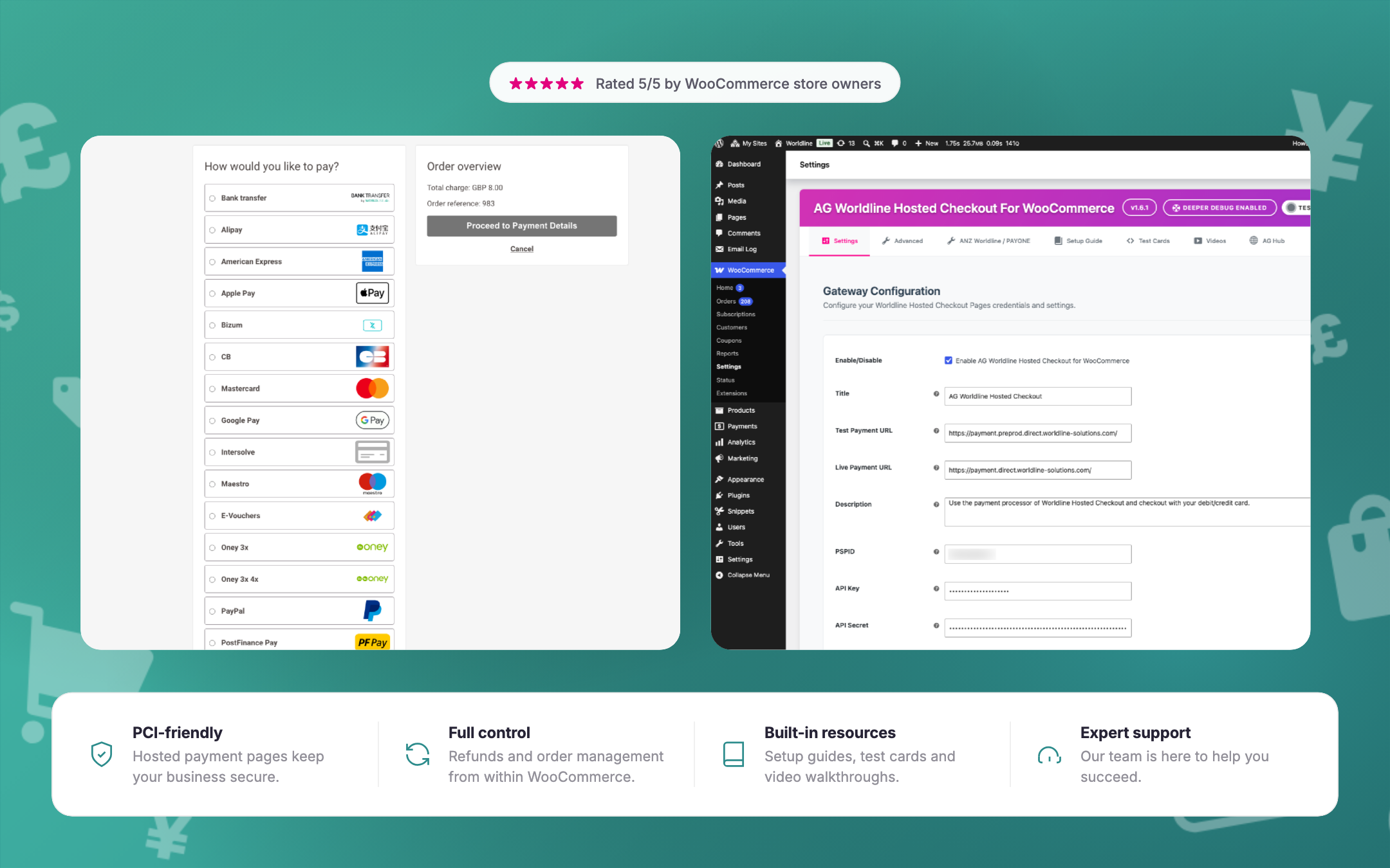 Accept Worldline payments with WooCommerce