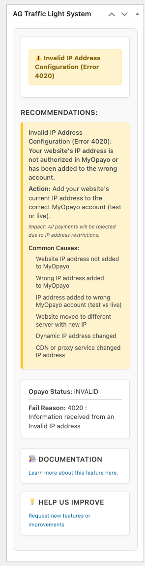 Setup issue shown in new TLS